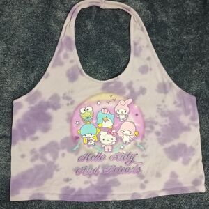 Sanrio Hello Kitty Purple Tie-Dye Top
